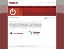 Tablet Screenshot of macvantage.com